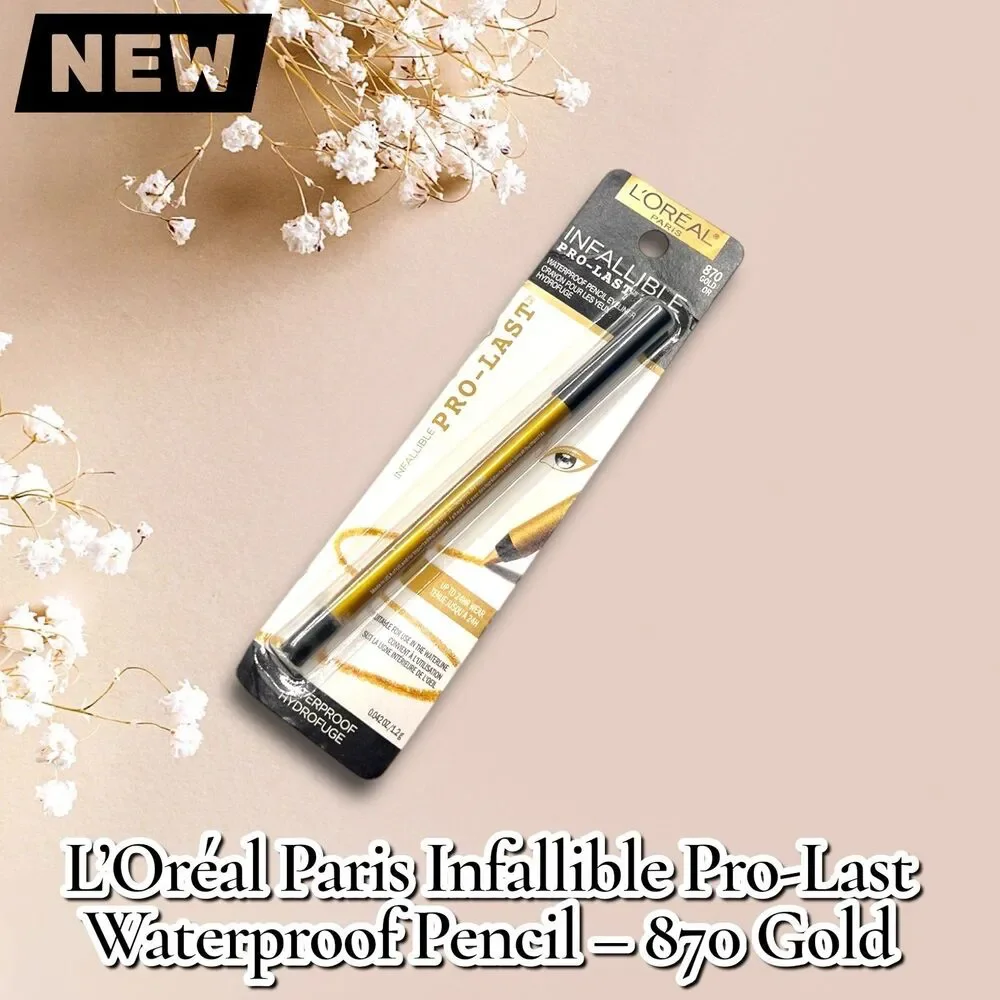 New L’Oréal Paris Infallible Pro-Last Waterproof Pencil Eyeliner – 870 Gold